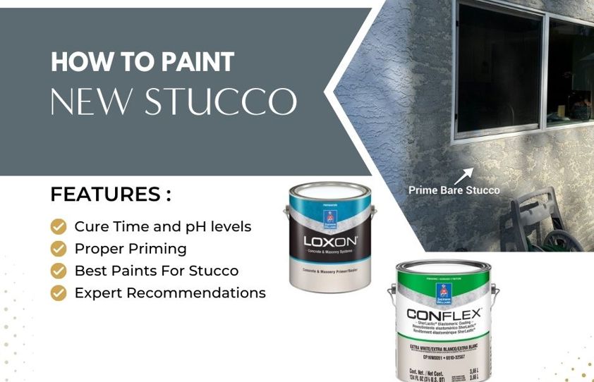 How To Paint New Stucco